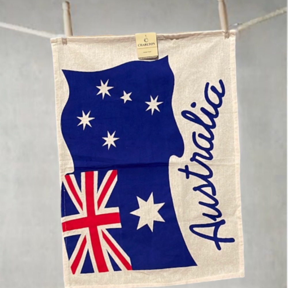 Charlton Australian Flag Kitchen Towel